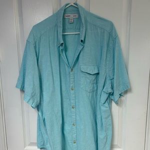 Old navy blue xxxl mens button down shirt.